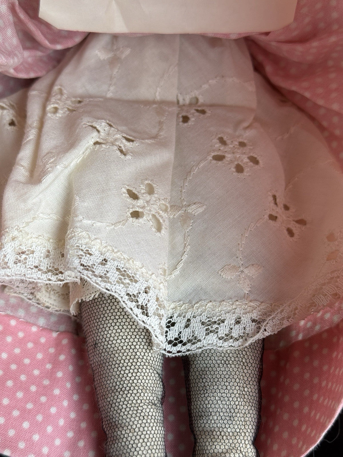 Vintage American 13” Handmade Folk Cloth Rag Doll