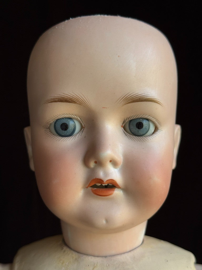 Antique German 24” C.M. Bergmann Waltershausen 1916 Bisque Head Doll