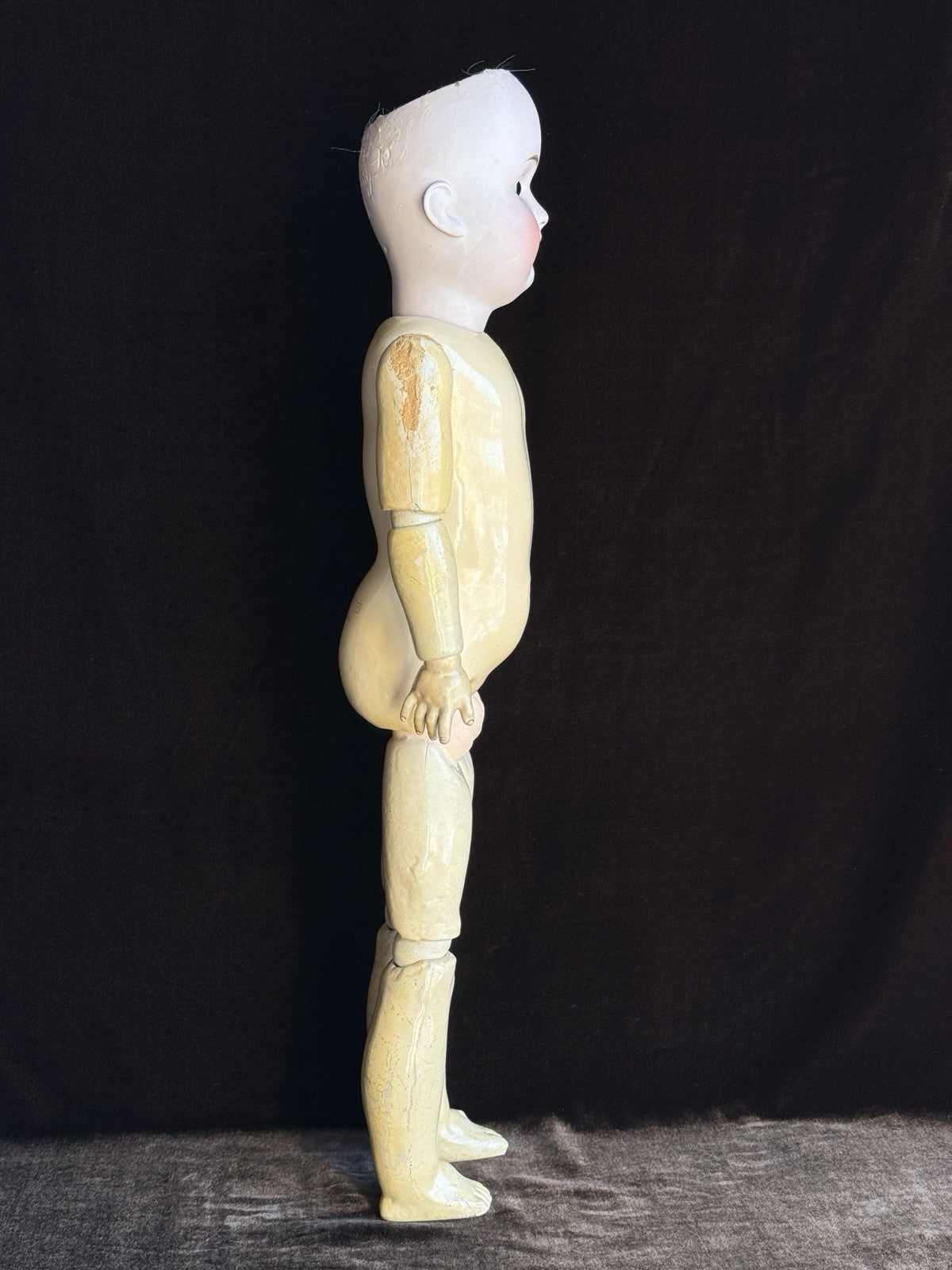Antique German 23” Kestner 168 Bisque Head Doll