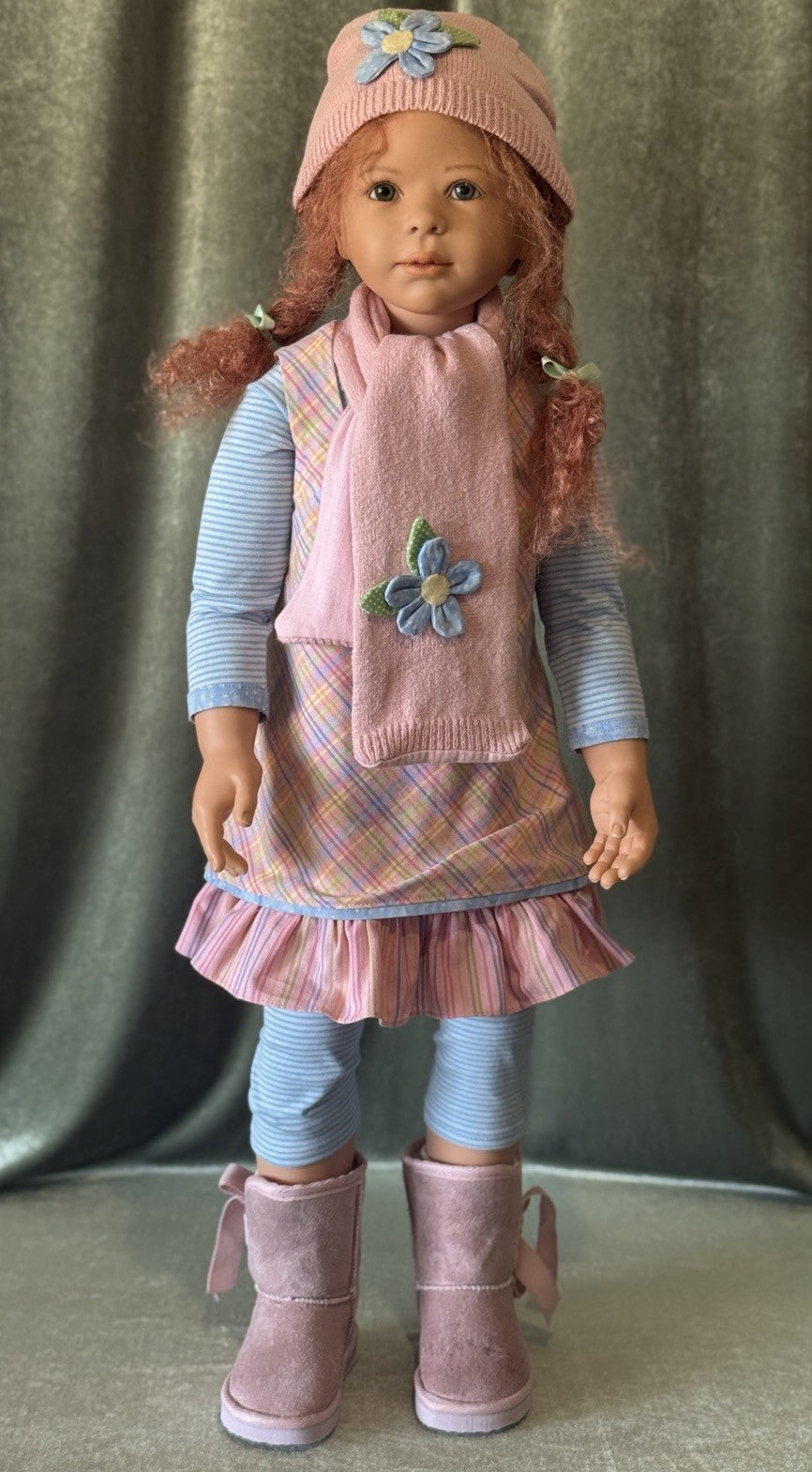 MIB Artist Collectible Vinyl Jointed 32” Doll “Melia” by Heidi Plusczok LE 50