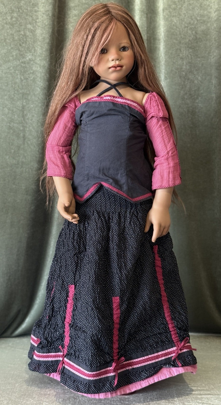 Vinyl Annette Himstedt 37” Ball Jointed Doll “Ajescha” LE 377 Box/COA