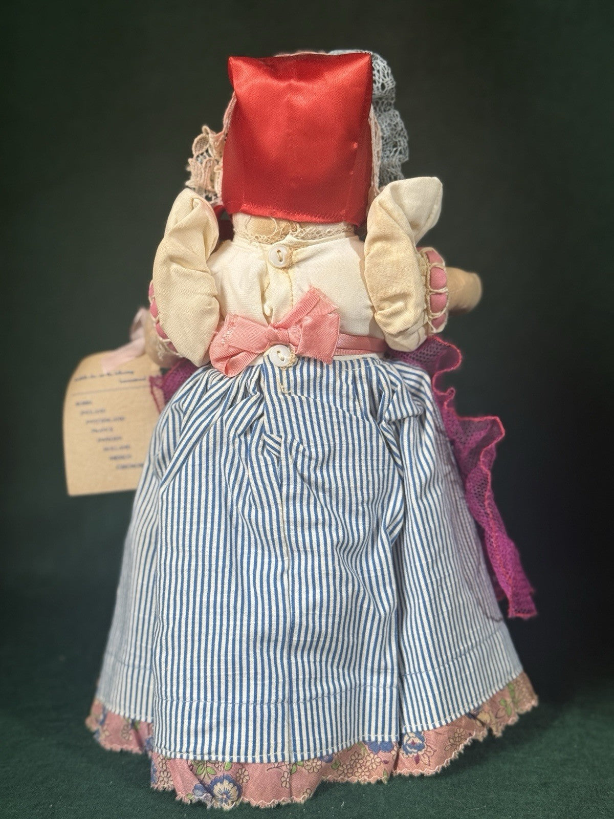 Lot Of 2 Cloth Mask-Face International Dolls; Original Box