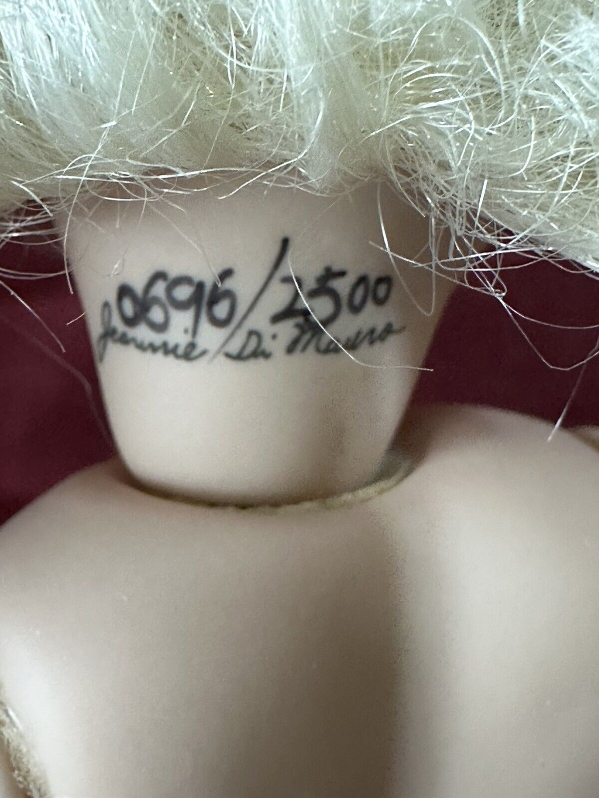 Collectible Reproduction of Antique Mignonette Porcelain 7 1/2” Doll