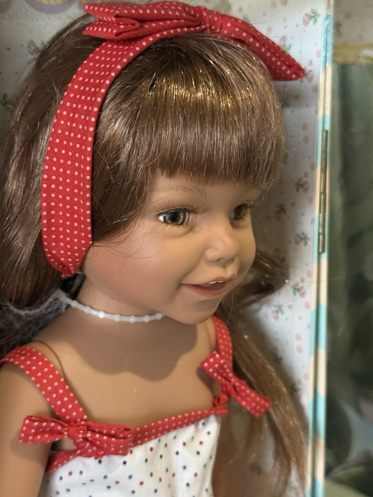NRFB Collectible Vinyl 18” Doll EuroGirl “The Diana Collection”