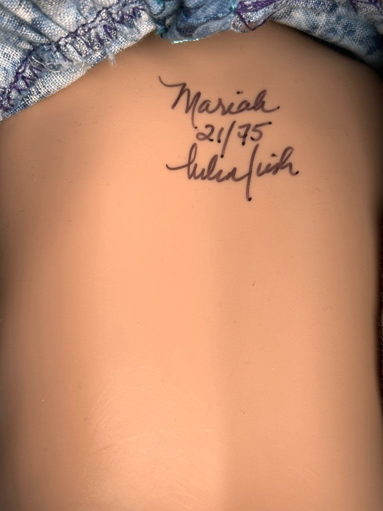 Rare Collectible 16” Helen Kish Mariah Doll Signed LE 75 Redressed + Certificate