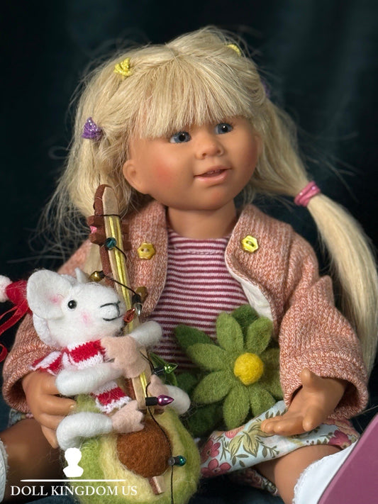 Collectible Artist Wichtel Muller 12” Vinyl Doll “Rosi”