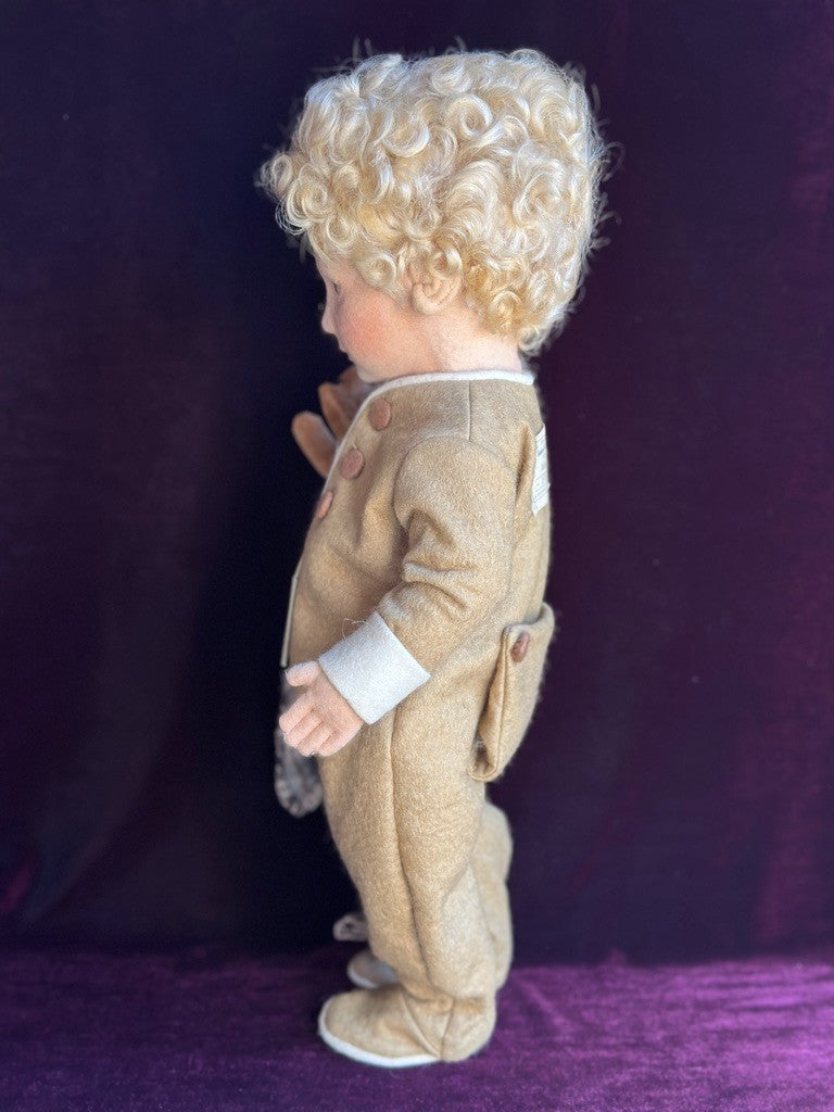 John Wright 17" Michael Babes in Toyland Series II Cloth Felt Doll LE 250 In Box