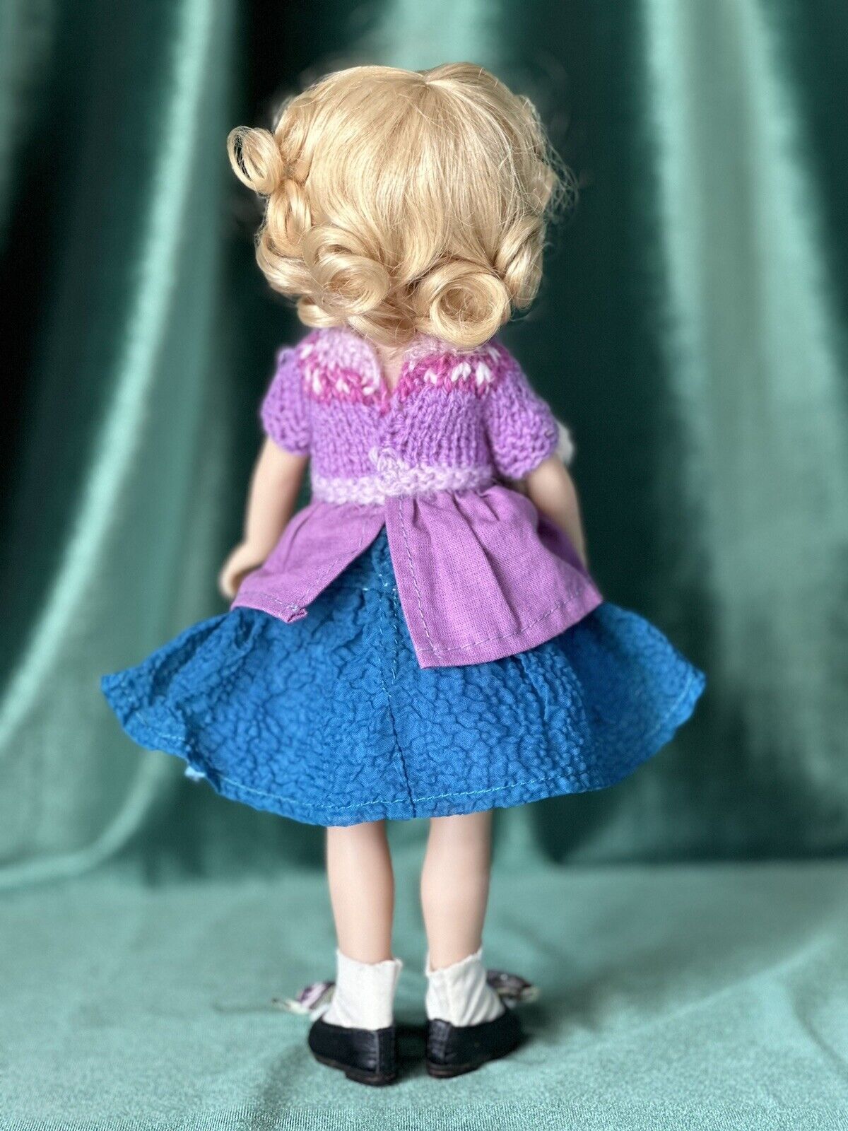 Artist Painted Diane Effner Boneka 10” Vinyl 'Tuesday's Child' Doll