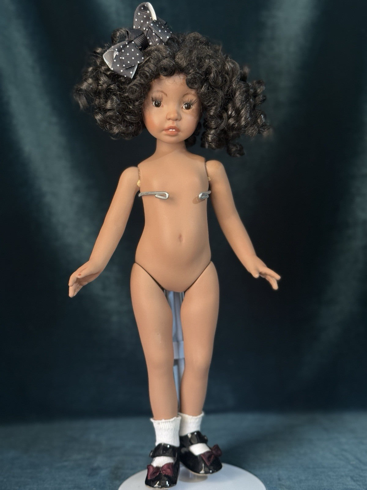 Porcelain 12” Doll “Olivia” By Dianna Effner Expressions Molds