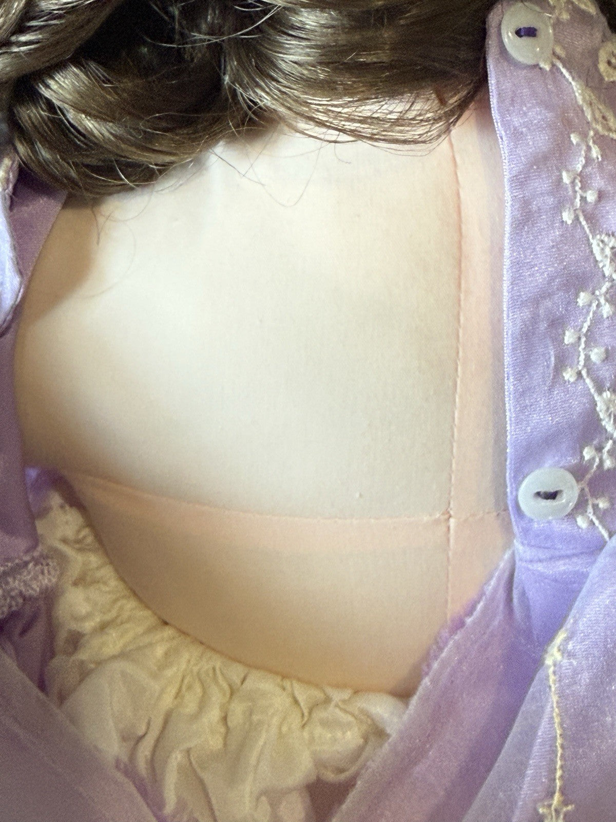MIB Collectible Virginia Turner 26” Vinyl Girl Doll “Lilac And Lace” LE 200