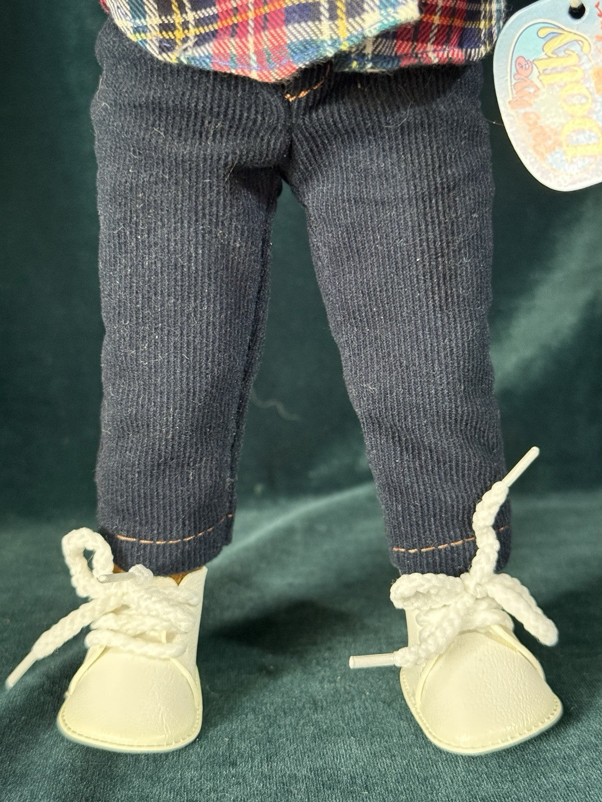 White Balloon Sylvia Natterer Bye Bye Dolly 14” Boy Doll Box/Accessories/Tag