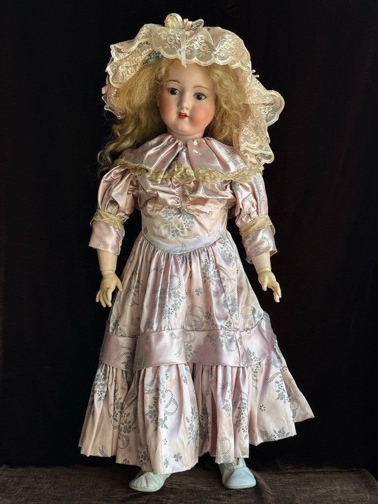 Large Antique German 31" Armand Marseille 390 Bisque Head Doll