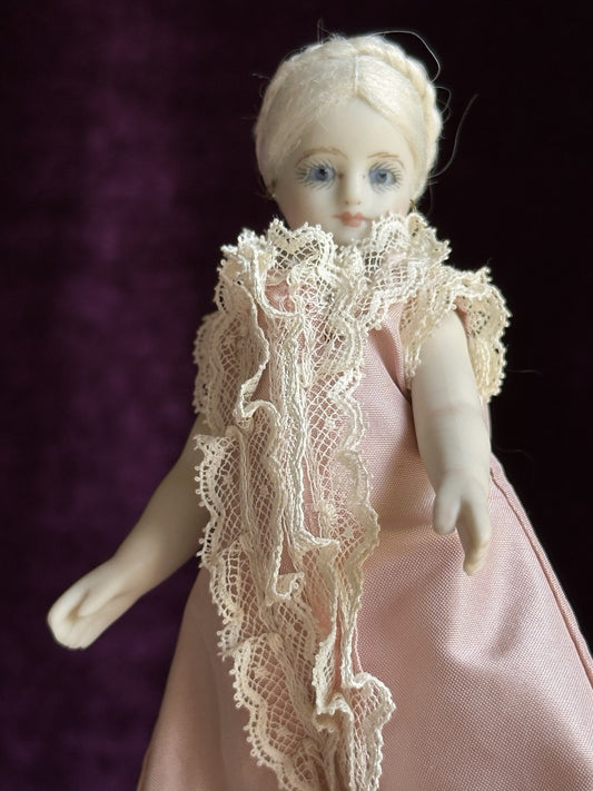 All Porcelain Cathy Hansen Reproduction of Antique French Mignonette Doll