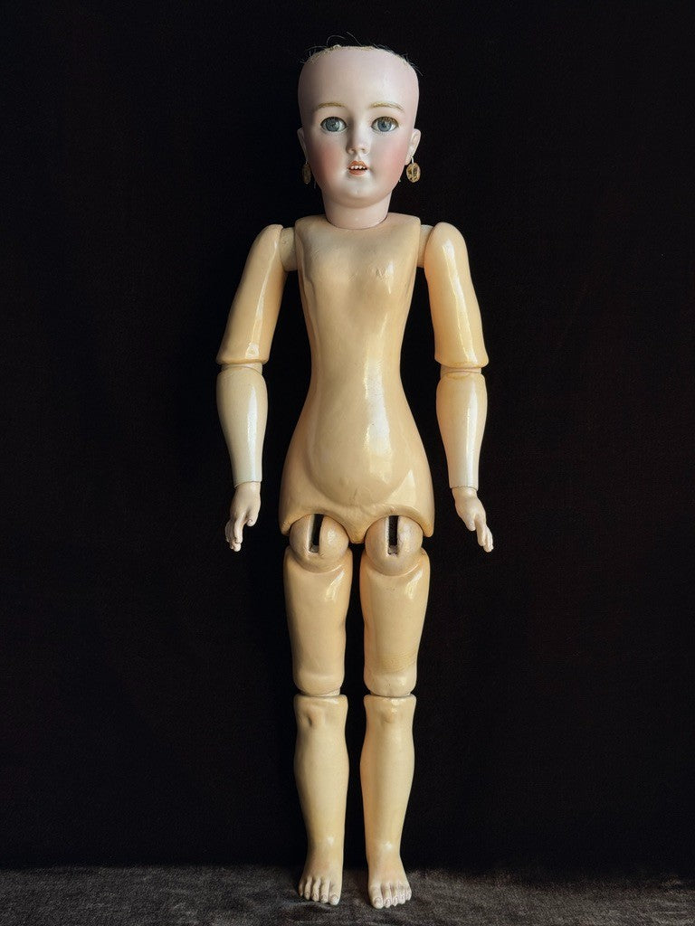 Antique German 21.5” Simon Halbig 1159 Fashion Lady Bisque Head Gibson Girl Doll