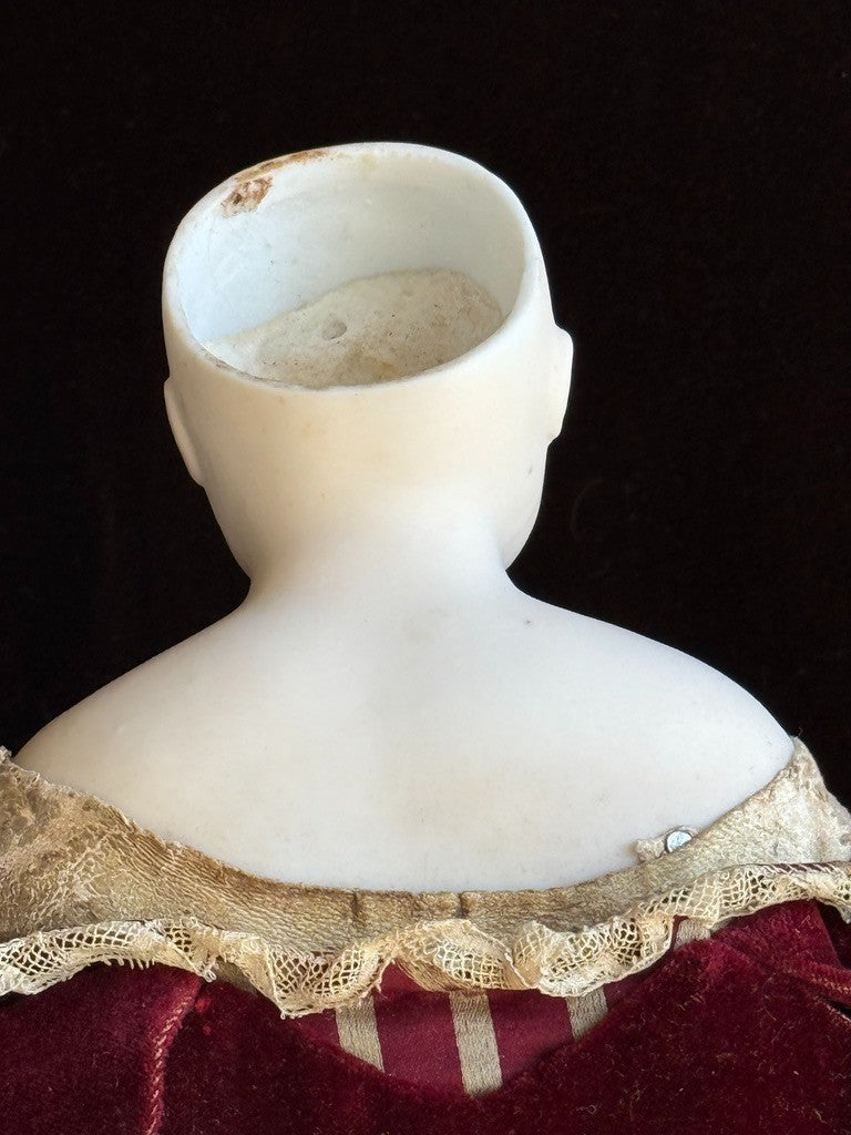Antique French 18" Barrois Bisque Shoulder Head Fashion Doll