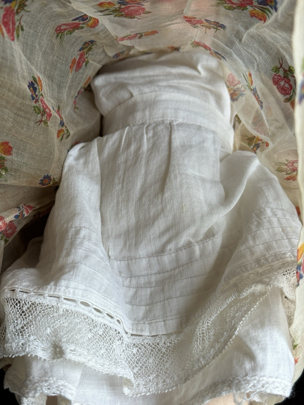 Vintage French 19” Raynal Cloth Character Doll