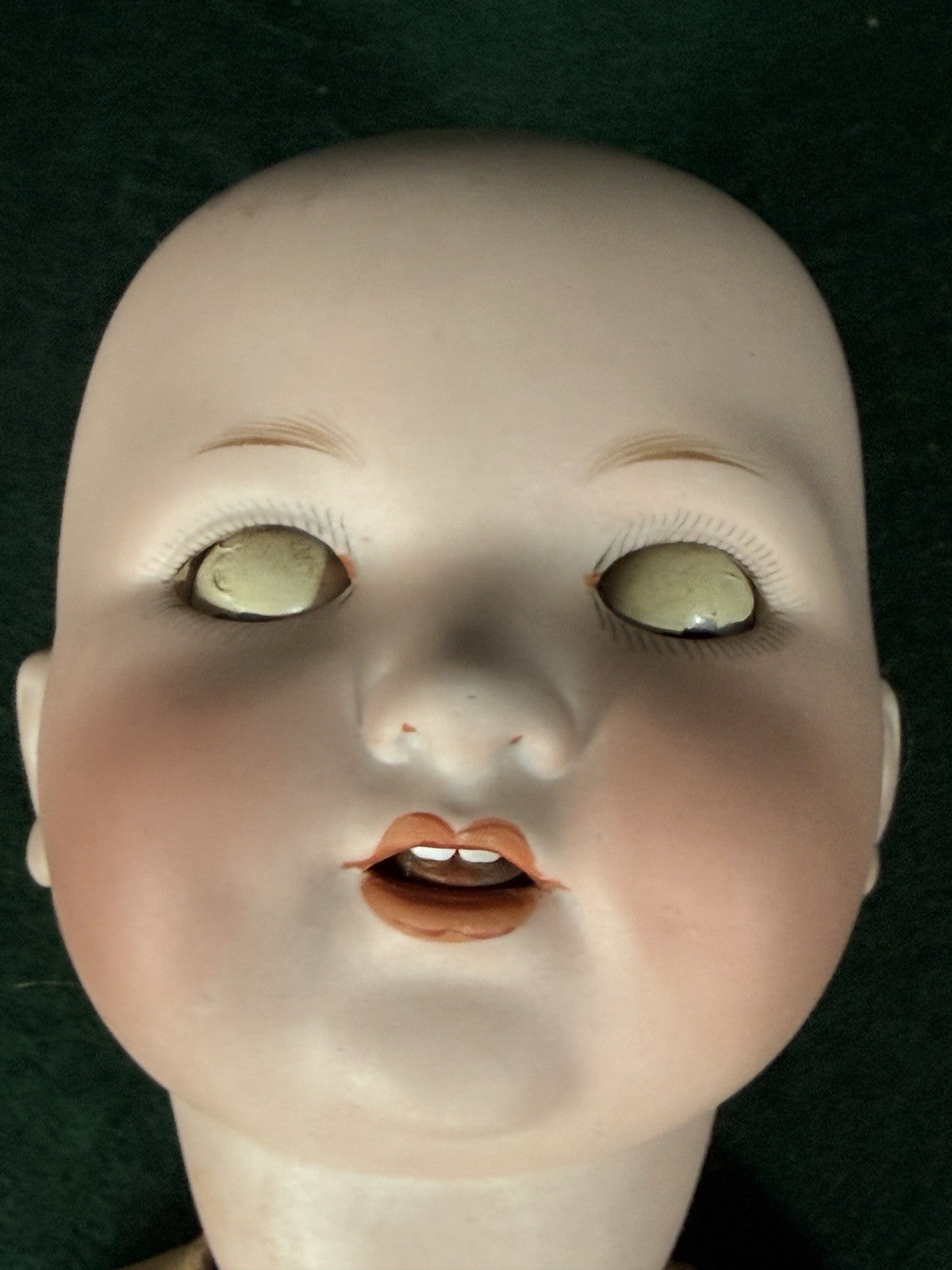 Antique German Armand Marseille Mold 985 Baby 17” Doll Bisque Head