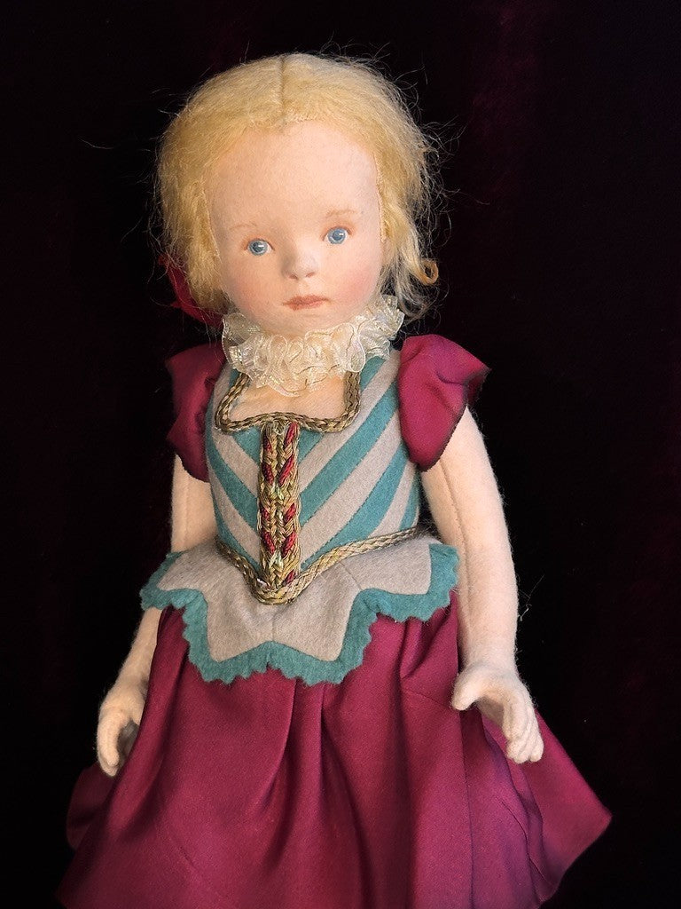 Collectible 12” John Wright Le Bal Masque Musette UFDC Candy Container Doll