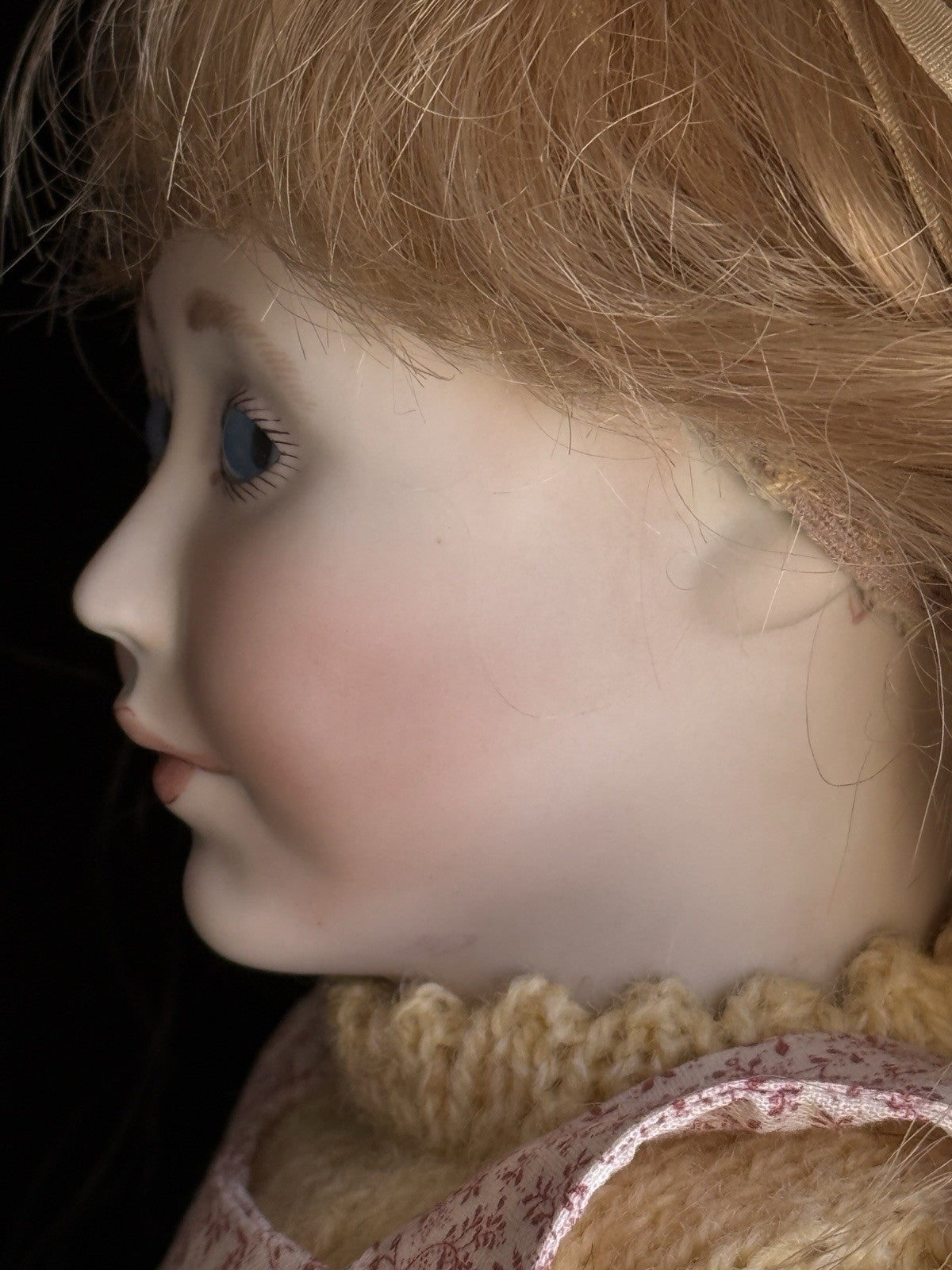 Collectible 17.5” Wooden/Porcelain Lynne & Michael Roche Claudine LE Doll