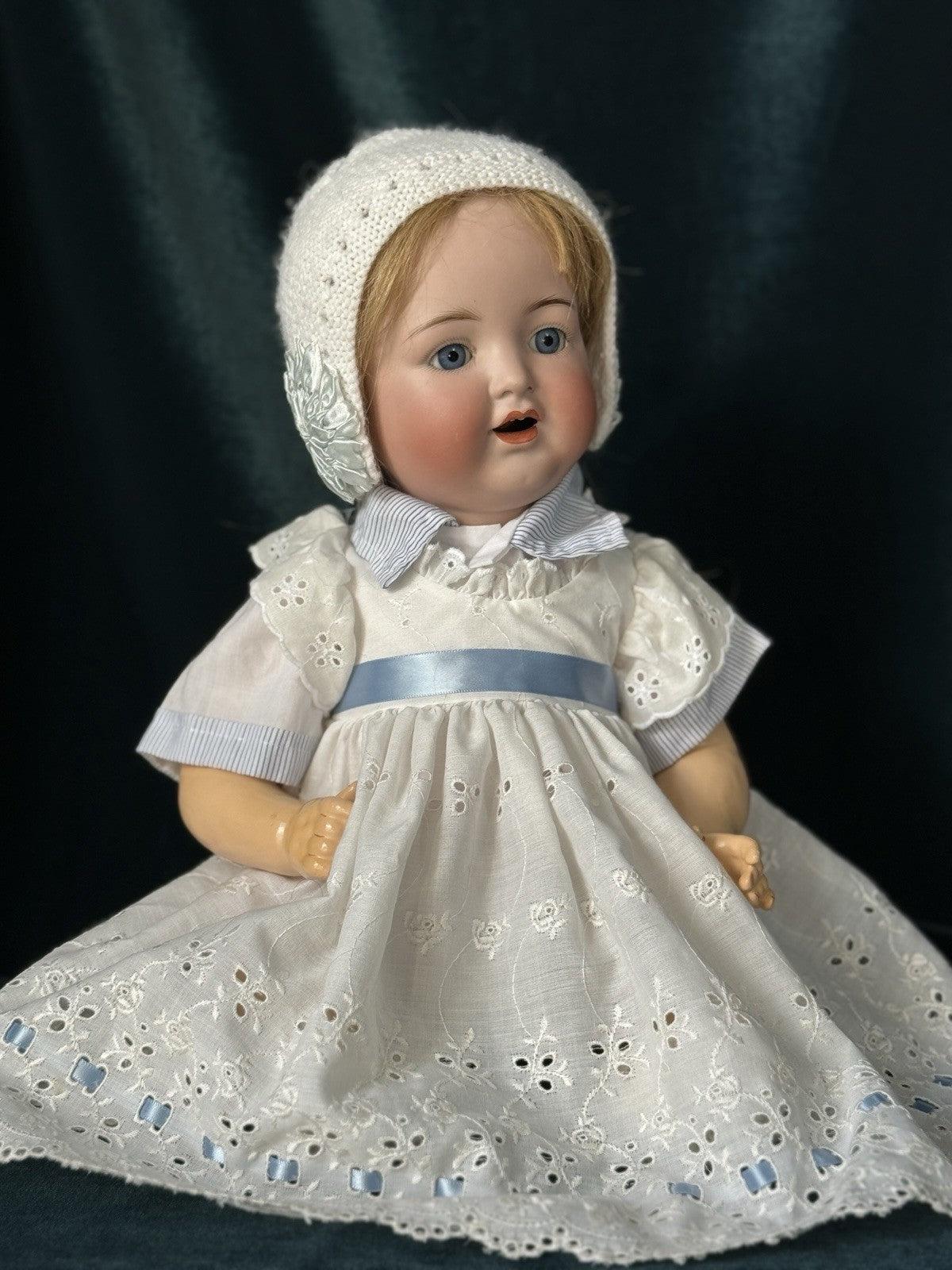 Antique German Kammer & Reinhardt Simon Halbig 126 Sleepy Eyes 18” Baby Doll