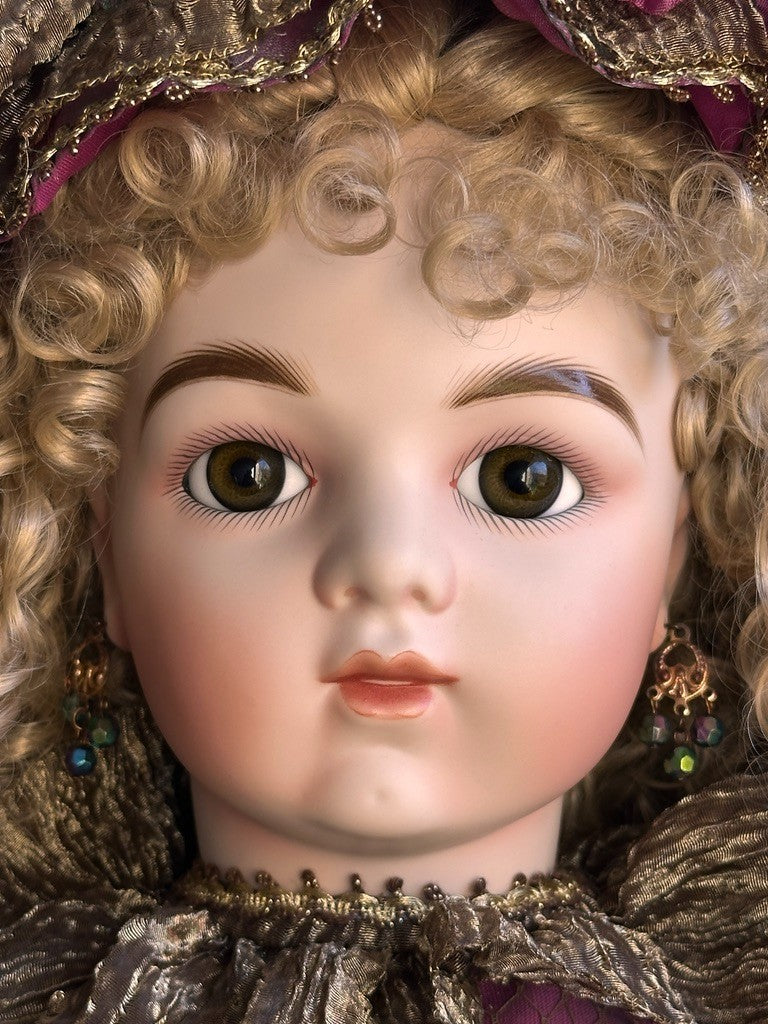 Large Mary Benner 30" Porcelain Repro of French Bru Jne Claudine Doll LE 400