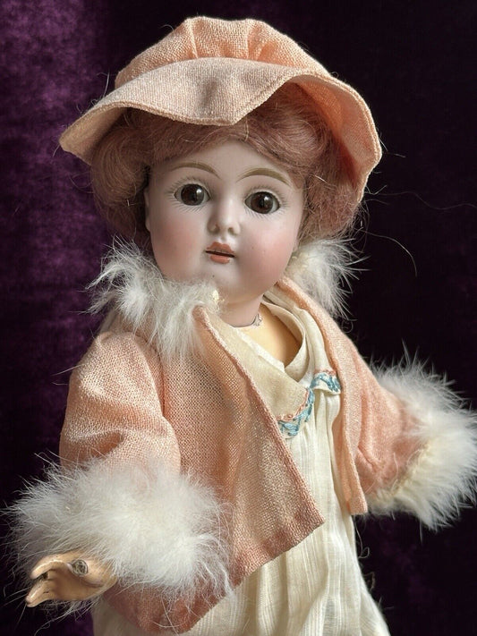Very Rare Antique German 11.5” Petite Kestner 173 Bisque Head Doll