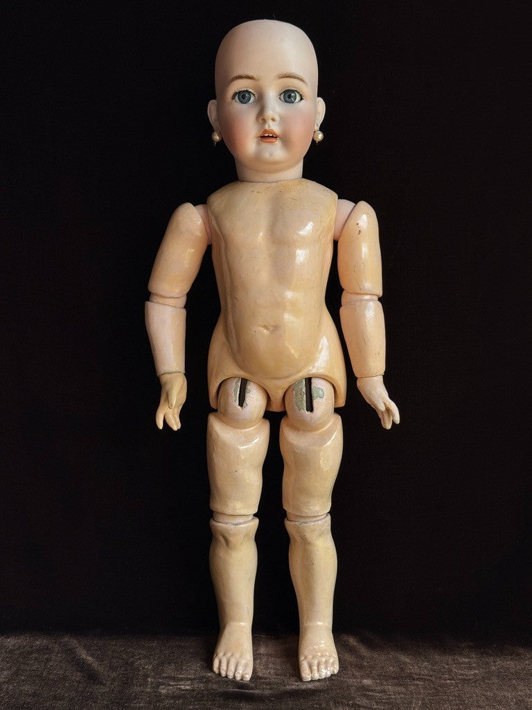 Antique German 24” Simon Halbig WSK Wiesenthal Schindel Kallenberg Bisque Doll