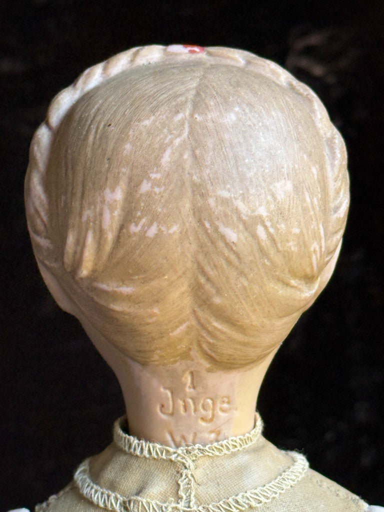 Rare Antique German 12.75” Wagner & Zetzsche Inge Composition Art Character Doll