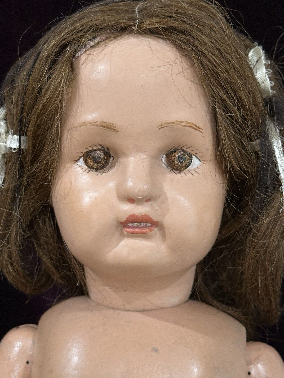 Large Antique American 21” Schoenhut Miss Dolly Wood Doll