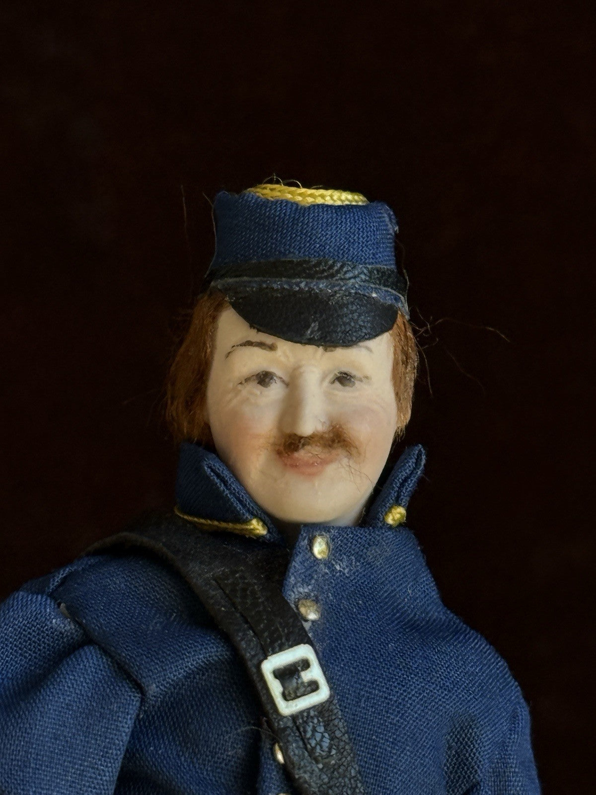 Miniature Artist Porcelain Dollhouse 1:12 Soldier Character Doll