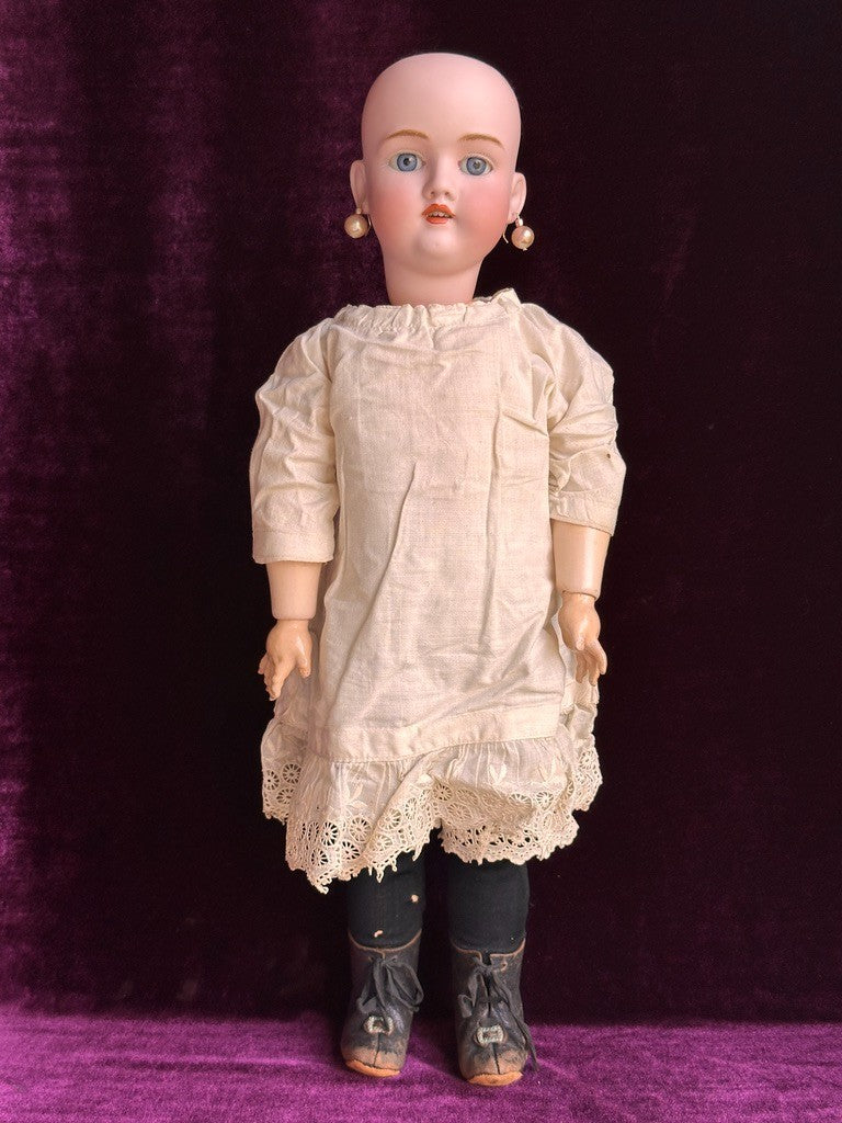 Antique German Kley Hahn Walkure 17.5” Doll Bisque Head Composition Body