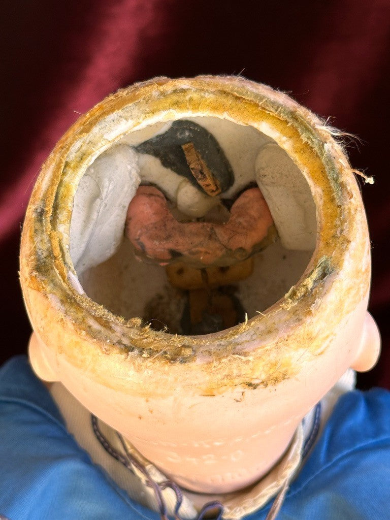 Antique German 15" Heubach Koppelsdorf 342 Bisque Head Character Baby Doll