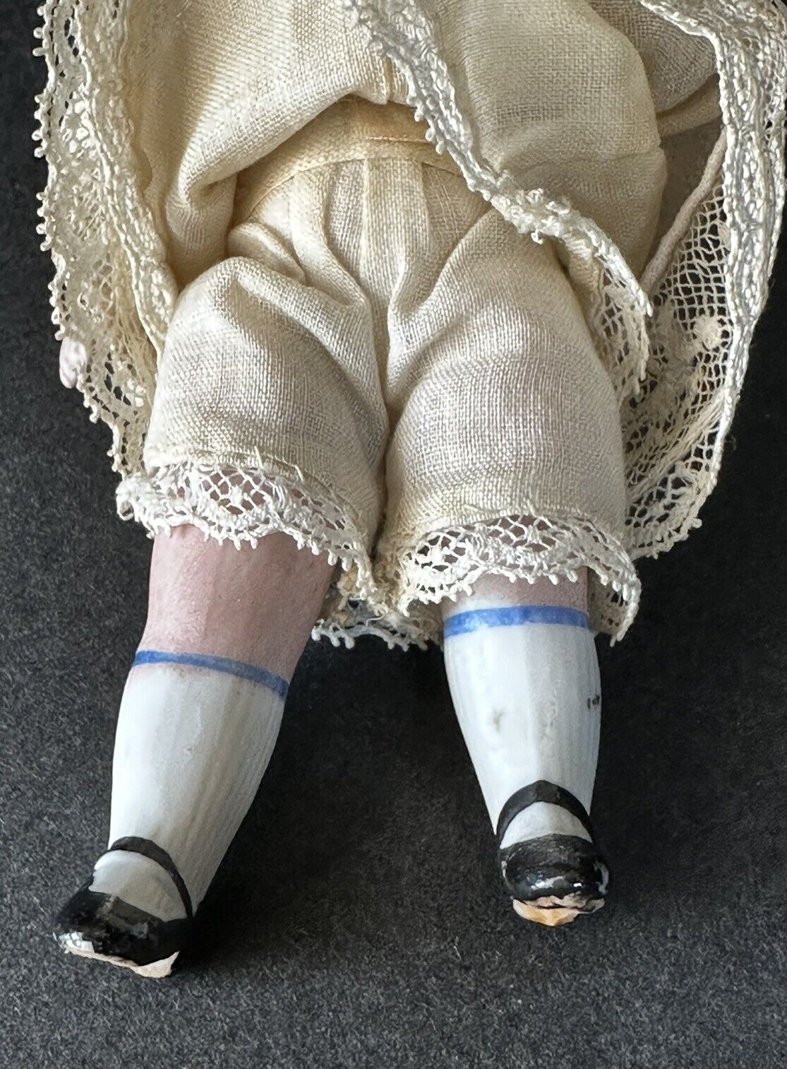 Antique German Bisque Kestner Mignonette 4 1/2” Doll Mold 257 Closed Mouth