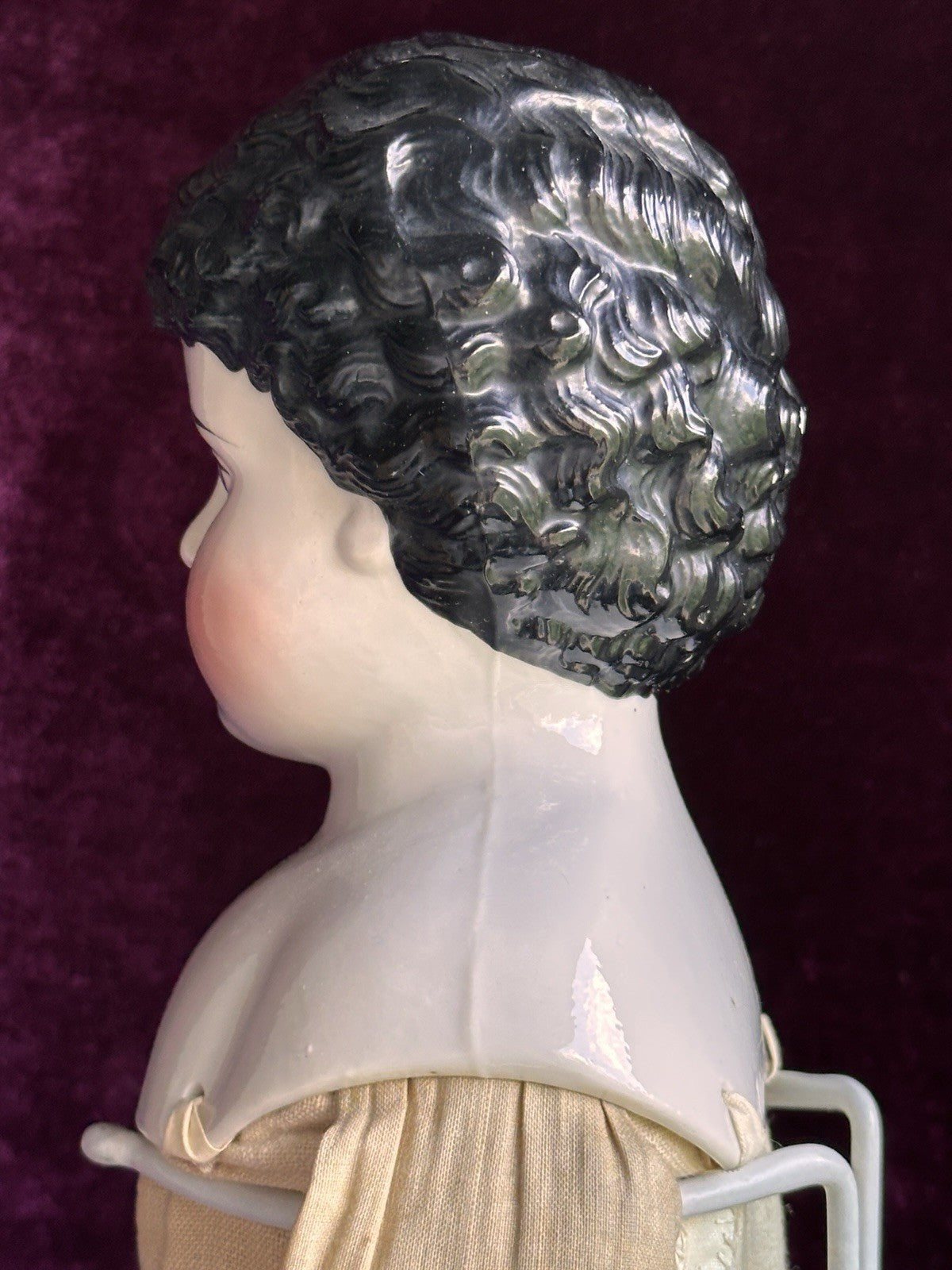 Rare Antique German 24.5” ABG Alt Beck Gottschalck 1086 China Head Boy Doll