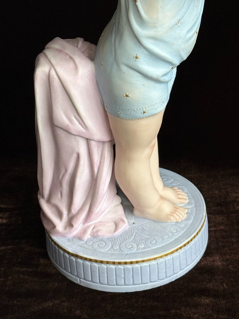 Large Antique German 13.75” Gebruder Heubach Figurine of Character Doll