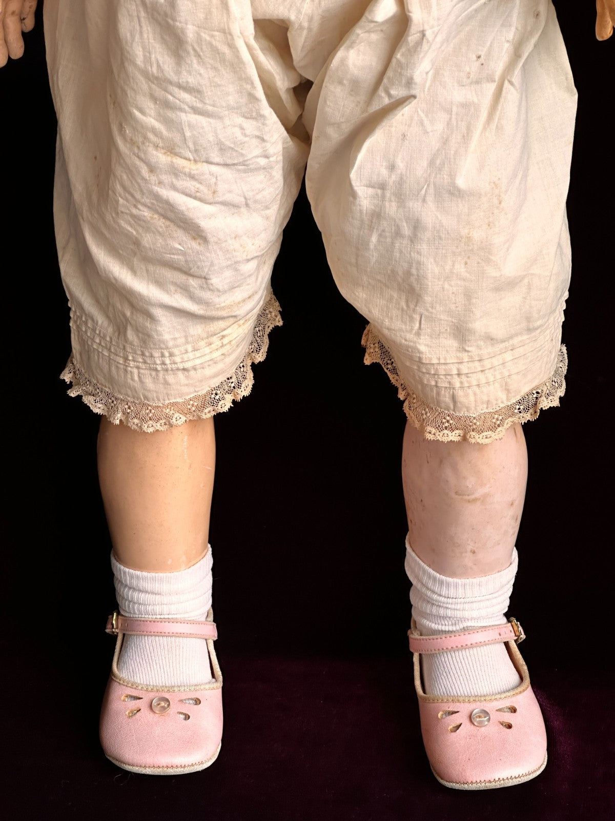 Large Antique German 31” Early Heinrich Handwerck 79 Bisque Head Doll