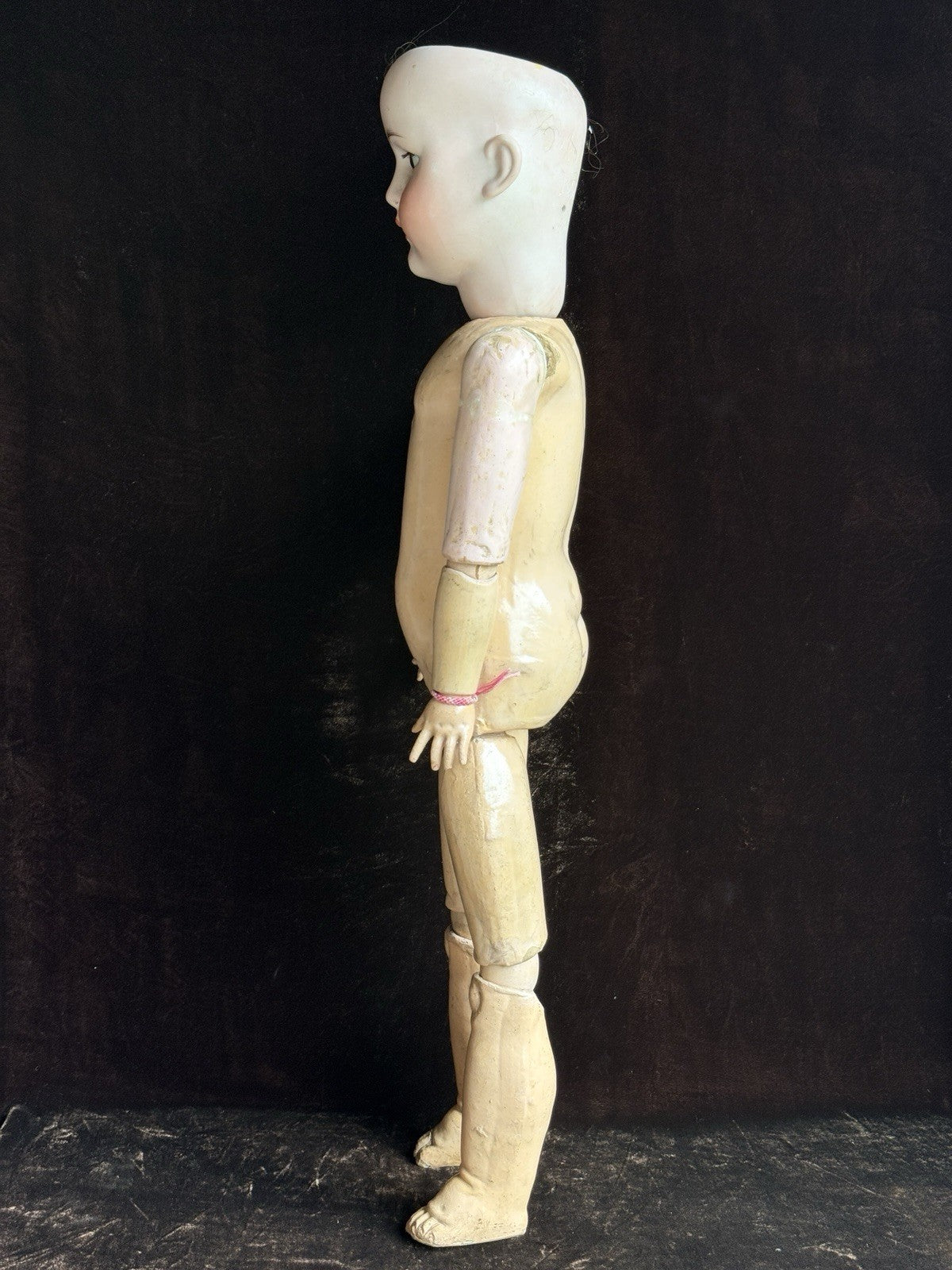 Antique German 28.5” Max Handwerk Bebe Elite 286 Bisque Head Doll