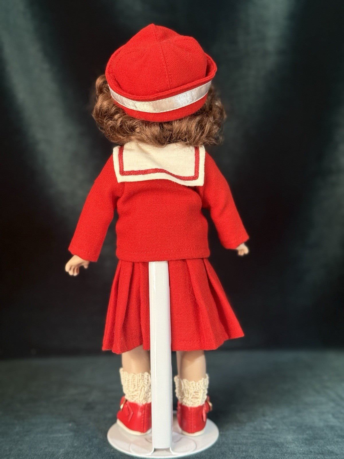 Porcelain/Composition 11” Reproduction of Antique French Bleuette Doll