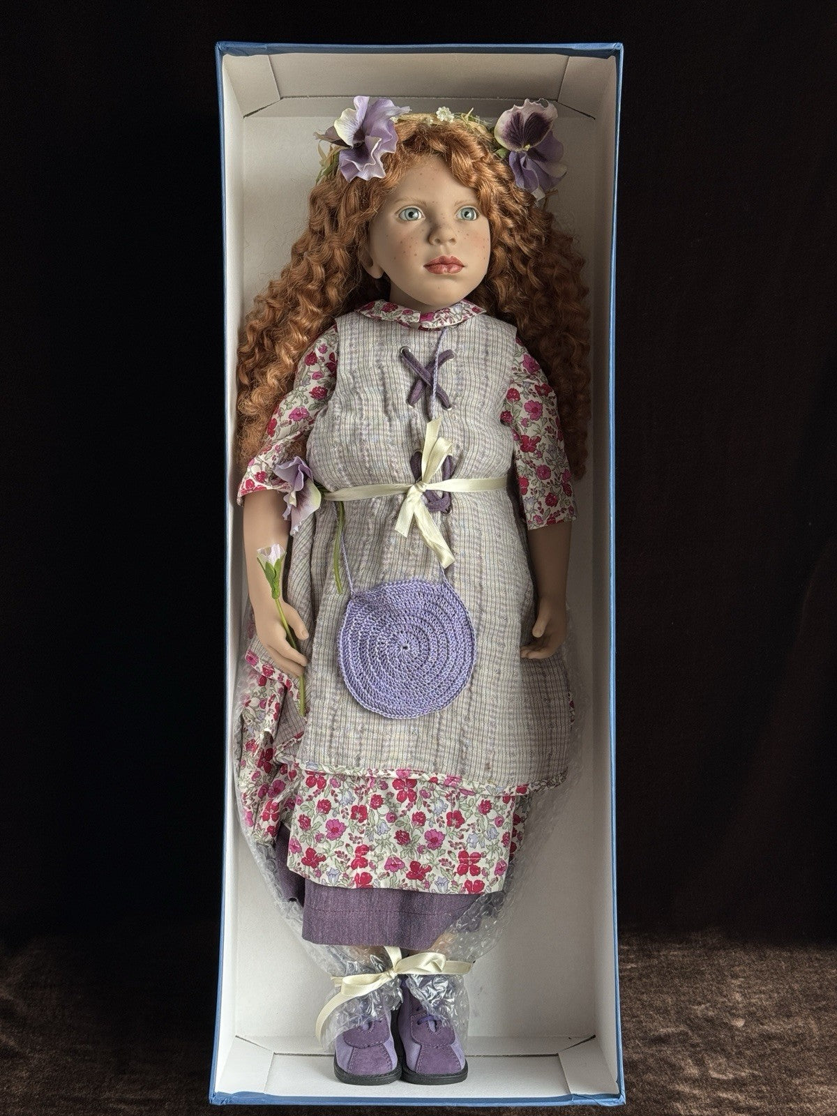 Lifelike Zwergnase 25” Vinyl Mirthe Doll 2002 LE 250 New in Box with Tag