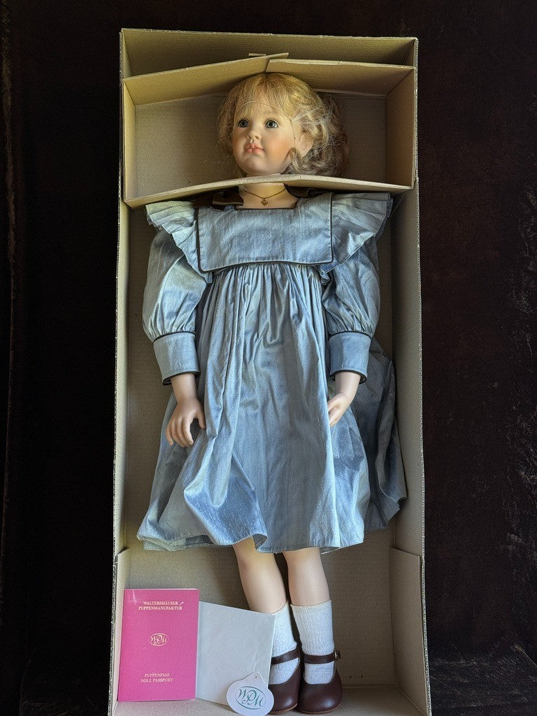 Collectible Vinyl 30” Margot Doll by Hildegard Gunzel WMP LE 750 in Box