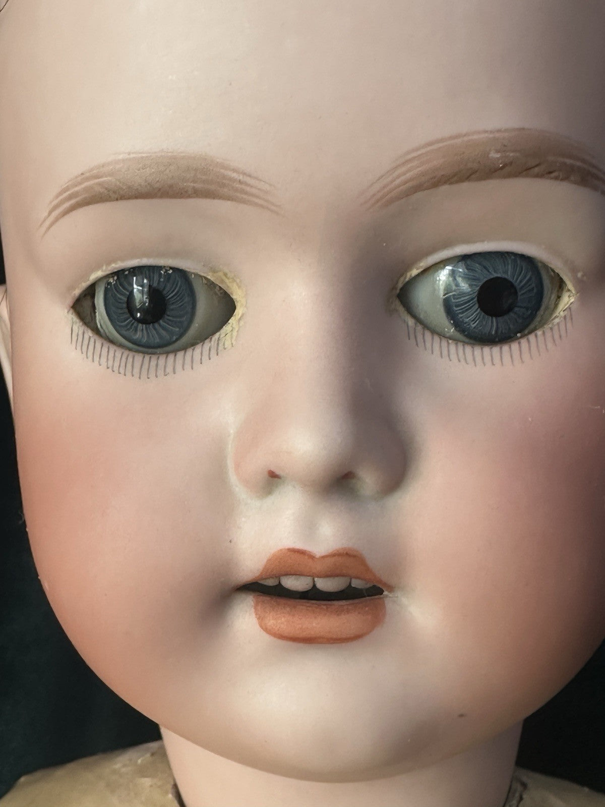 Antique German C.M. Bergmann Bisque Head 22” Doll