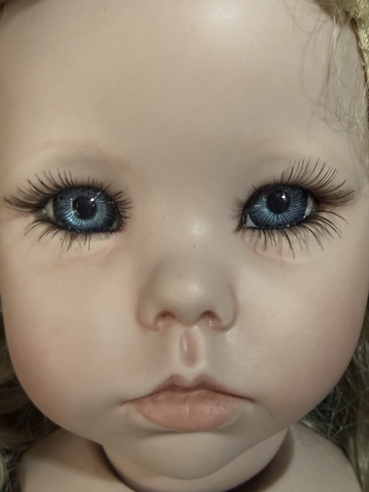 Artist Reproduction Of “Hilary” by Dianna Effner 24” Porcelain and Cloth Doll