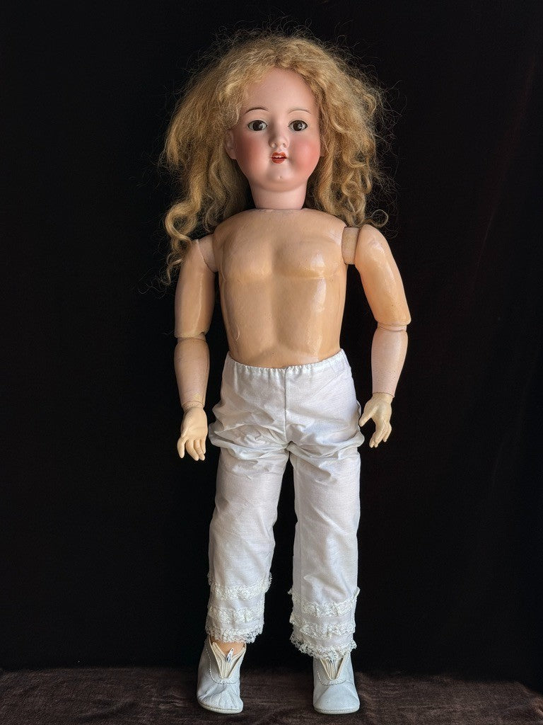Large Antique German 31" Armand Marseille 390 Bisque Head Doll