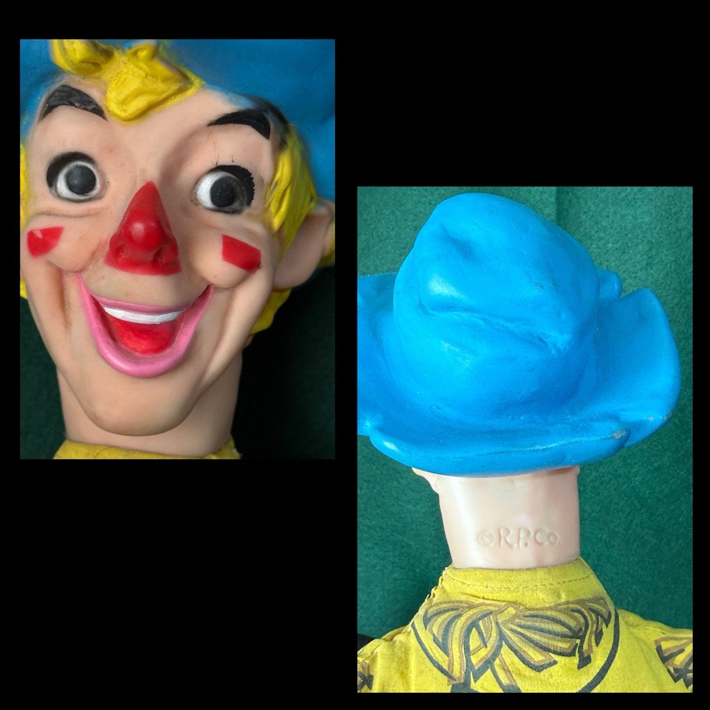 Lot Of 4 Vintage 1960’s Collectible Clowns Dolls & Wizard Of Oz Scarecrow