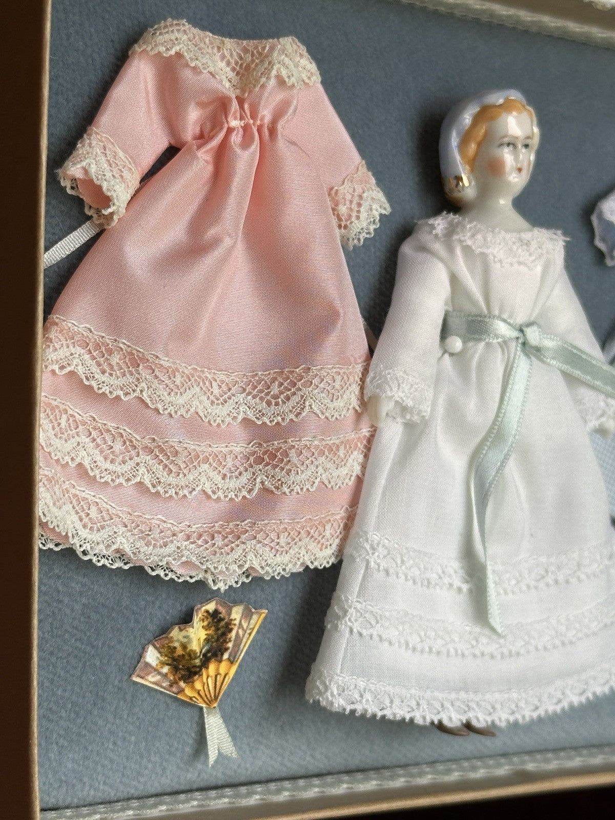 Collectible UFDC Porcelain Repro of China Doll by Rosemarie Snyder with Wardrobe