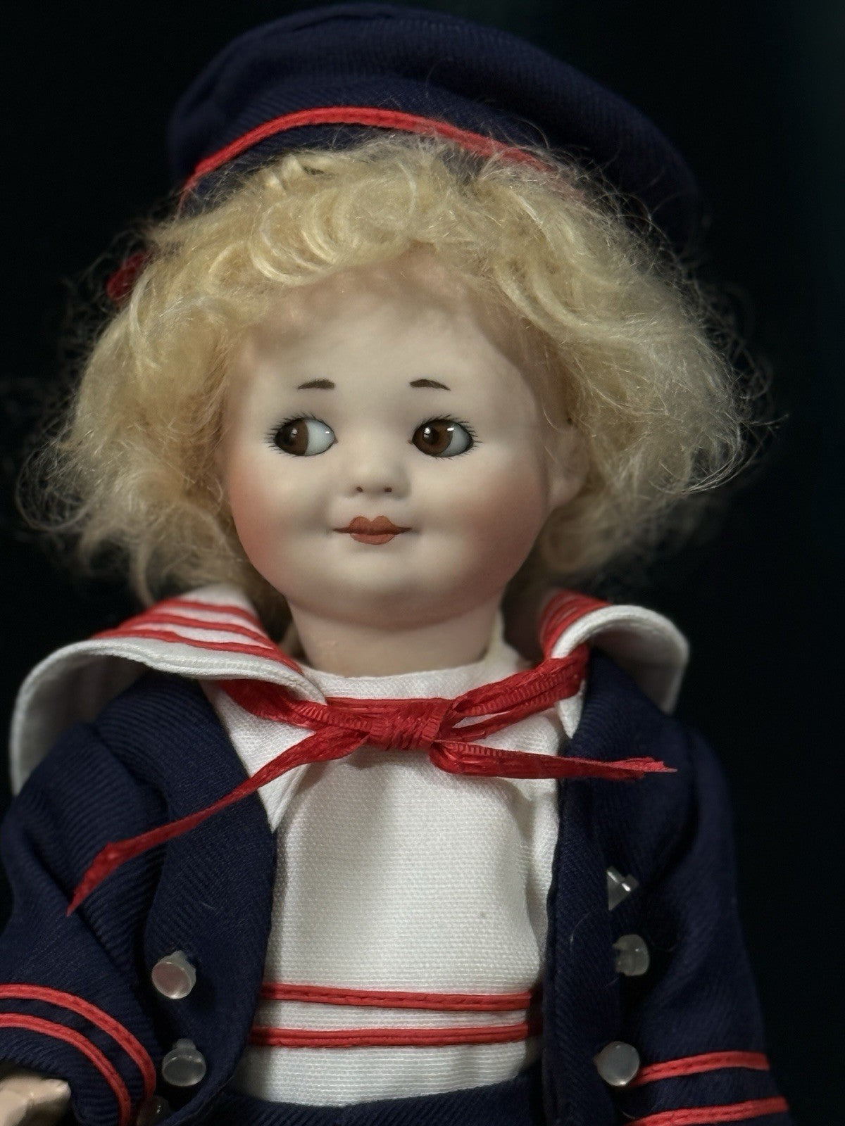 Vintage Reproduction of Rare German Kley & Hahn Googly Eyes 9.5” Doll