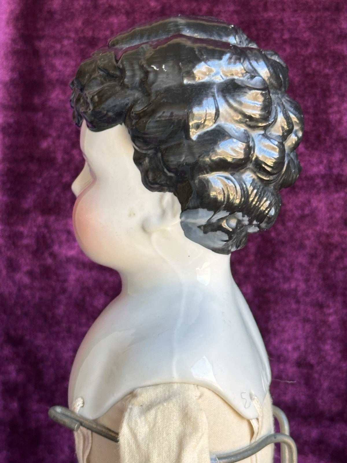 Rare Antique German Alt, Beck & Gottschalck 1214 China Shoulder Head Boy Doll