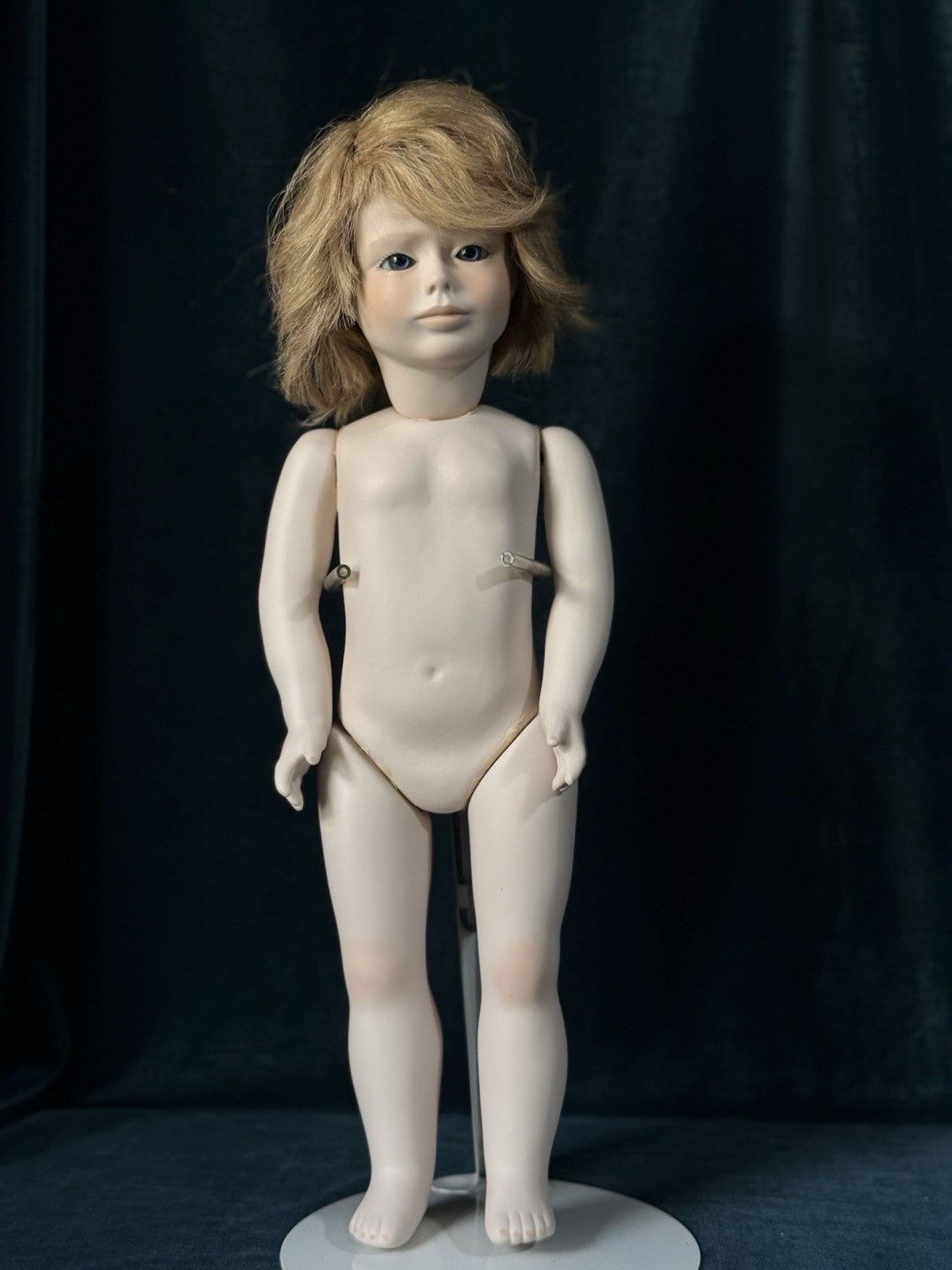 Porcelain 18” Doll “Tom Sawyer” Dolls By Jerri With Tag