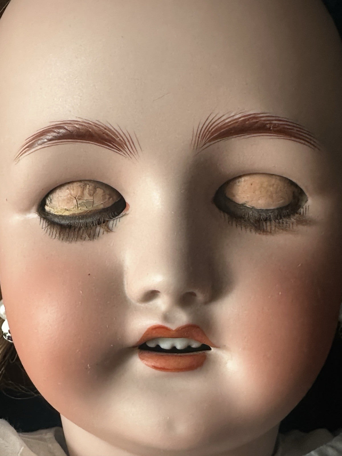 Antique German C.M. Bergmann and Simon Halbig Bisque Head 29” Doll