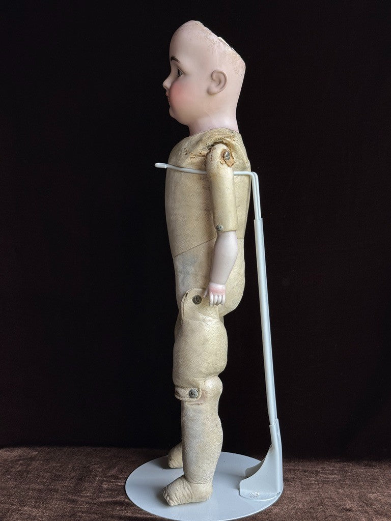 Antique German 22” Kestner 154 Bisque Shoulder Head Doll